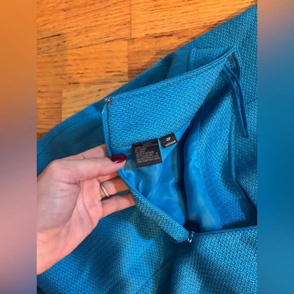 Tahari size 4P and 2P one is gold one is blue, teal and pink purple and coral - Picture 12 of 15